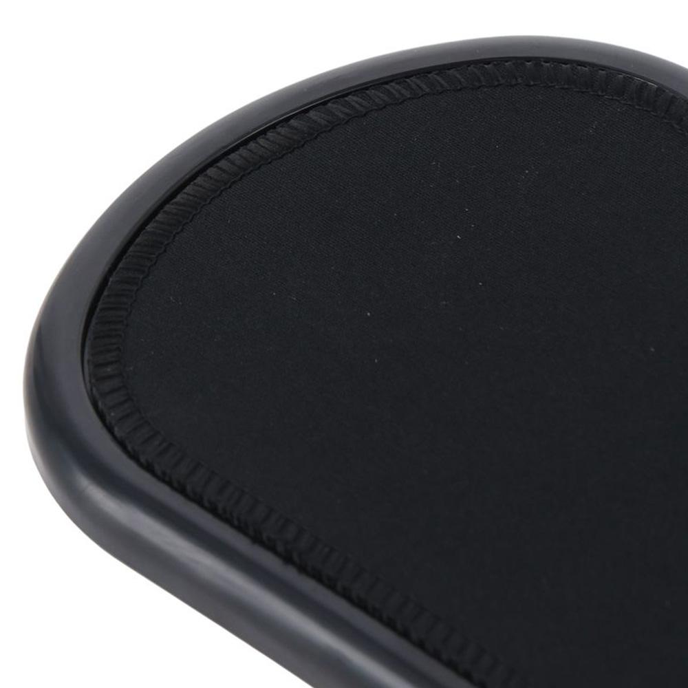 Chair Armrest Mouse Pad with Mouse Stopper. Ergonomic Mouse Extension Platform Tray. Black Adjustable Armrest. Perfect for Home Office Use