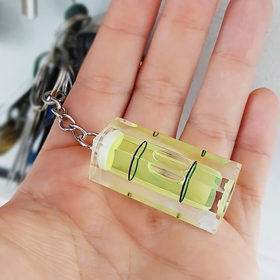 2pcs Mini Pocket Level - Portable Acrylic Measuring & Layout Tool, Green - Ideal Gift for DIY Enthusiasts