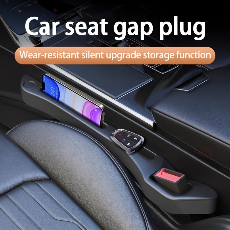 1 Pair of Car Seat Gap Storage Slots, Seat Gap Storage Box, Anti-drop Gap Filler Storage Box, Phone and Key Holder, Car Interior Accessories, Car Organization, Car Supplies