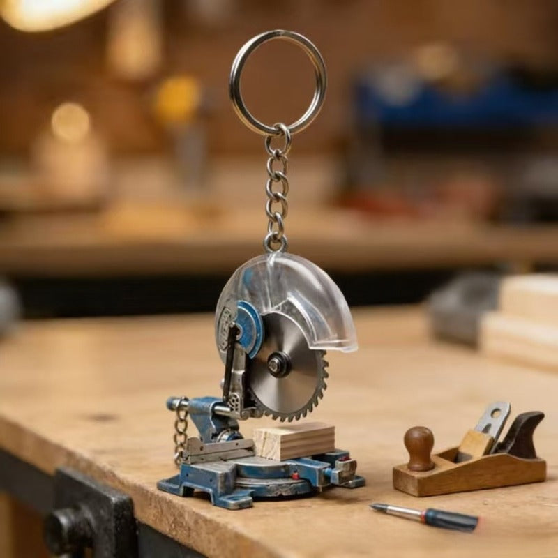 2-In-1 Mini Cutter Keychain, Portable Chainsaw Model Key Ring, Creative Mini Tool Pendant, Stylish Daily Wear Accessory, Perfect Small Gift for Holiday, Party Favors And Souvenirs